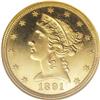 Image 1 : 1891 $5 PR66 Ultra Cameo NGC. The mintage of half eagl