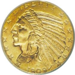 1909-D $5 MS64 PCGS. Jeff Garrett and Ron Guth call th