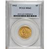 Image 1 : 1912 $5 MS62 PCGS. Subtly lustrous with considerable p