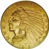 Image 1 : 1915 $5 MS64 PCGS. This 1915 half eagle displays honey
