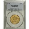Image 3 : 1842 $10 Small Date AU58 PCGS. The 1842 Small Date has