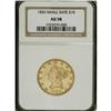 Image 3 : 1850 $10 Small Date AU58 NGC. The Small Date is consid