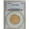 Image 1 : 1877-S $10 XF45 PCGS. Luster brightens the stars and l