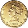 Image 1 : 1882-CC $10 AU55 PCGS. The 6,764 pieces struck for thi