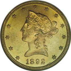 1892-S $10 MS63 PCGS. The 1892-S is an unheralded cond