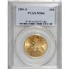 Image 1 : 1901-S $10 MS64 PCGS. A thoroughly lustrous and sharpl