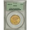 Image 1 : 1903-S $10 MS63 PCGS. The lightly abraded surfaces are
