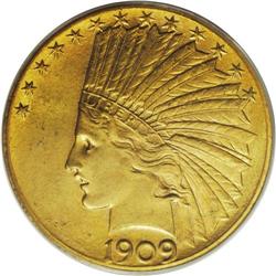 1909 $10 MS63 PCGS. The 1910 is a better date, confirm