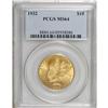 Image 1 : 1932 $10 MS64 PCGS. This lightly abraded khaki-gold re