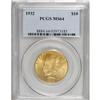 Image 1 : 1932 $10 MS64 PCGS. A lovely near-Gem example of this