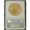 Image 4 : 1868 $20 AU58 NGC. The 1868 double eagle, with a minta