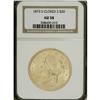 Image 1 : 1873-S $20 Closed 3 AU58 NGC. Luster dominates the rev