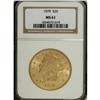 Image 1 : 1878 $20 MS61 NGC. Breen-7270. UNITED STATES OF AMERIC