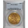 Image 1 : 1883-S $20 MS62 PCGS. Highly lustrous with a mixture o