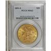Image 1 : 1891-S $20 MS63 PCGS. Exquisitely struck, with orange-