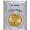 Image 1 : 1892-S $20 MS62 PCGS. Solidly struck with strong, plea