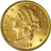 Image 1 : 1893 $20 MS64 NGC. A shining Choice representative of