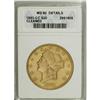 Image 3 : 1893-CC $20 --Cleaned--ANACS. MS60 Details. This rare d