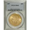 Image 1 : 1897 $20 MS63 PCGS. Breen-7325, "Very rare." The digit