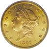 Image 1 : 1897-S $20 MS64 PCGS. The 1897-S twenty dollar is foun