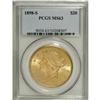 Image 1 : 1898-S $20 MS63 PCGS. The design elements are fully br