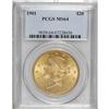 Image 1 : 1901 $20 MS64 PCGS. This boldly impressed piece has a