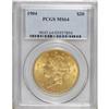 Image 1 : 1904 $20 MS64 PCGS. A crisply struck near-Gem that has
