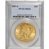 Image 1 : 1907-S $20 MS62 PCGS. Sharply struck, with lustrous pe