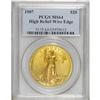 Image 3 : 1907 $20 High Relief, Wire Rim MS64 PCGS. Come Novembe