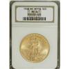 1908 $20 No Motto MS64 NGC. Short Rays. A yellow-gold