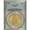 Image 1 : 1908 $20 Motto MS63 PCGS. This subtly lustrous Select