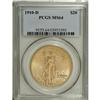 Image 1 : 1910-D $20 MS64 PCGS. Potent luster and a penetrating