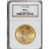 Image 3 : 1911-D $20 MS66 NGC. This is a beautiful Premium Gem w