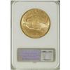 Image 2 : 1911-S $20 MS64 NGC. A lustrous canary-gold piece with