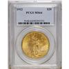 Image 3 : 1912 $20 MS64 PCGS. Both sides of this attractive, gol