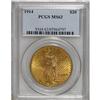 Image 3 : 1914 $20 MS63 PCGS. The 1914 twenty dollar, with its 9