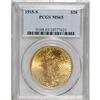 Image 1 : 1915-S $20 MS65 PCGS. A sharply struck and fully lustr