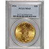 Image 1 : 1924 $20 MS65 PCGS. Radiant luster exudes from peach-g