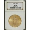 Image 1 : 1924 $20 MS66 NGC. One of several Saint-Gaudens double