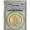 Image 3 : 1924-D $20 MS64 PCGS. The topsy-turvy world of Saint-G
