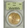 Image 1 : 1927 $20 MS64 PCGS. Exquisitely toned with pink and ap