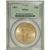 Image 1 : 1927 $20 MS64 PCGS. This handsome Saint-Gaudens twenty