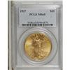 Image 1 : 1927 $20 MS65 PCGS. A gorgeous gold type coin with rel