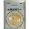 Image 1 : 1928 $20 MS64 PCGS. This sun-gold representative has a