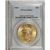 Image 3 : 1929 $20 MS64 PCGS. This is the first issue of the fin