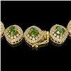 Image 3 : 72.27 ctw Tourmaline & Diamond Victorian Necklace 14K Yellow Gold - REF-2169Y8X