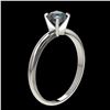 Image 3 : 0.77 ctw Certified Intense Blue Diamond Engagment Ring 10k White Gold - REF-67H5R