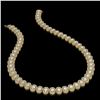 Image 2 : 34.72 ctw Oval Cut Diamond Micro Pave Necklace 18K Yellow Gold - REF-4700M9G