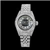 Image 2 : Rolex Men's Stainless Steel, QuickSet, Diamond Dial & Diamond Bezel