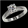 Image 2 : 1.27 ctw Certified Quality Diamond Engagment Ring 10k White Gold - REF-177N8F